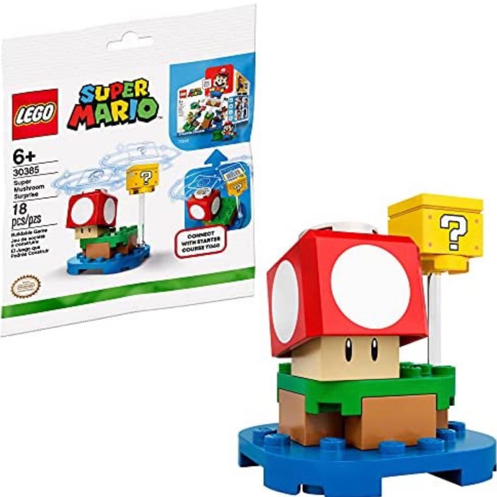 Lego Super Mario Super Mushroom Surprise Expansion Set (30385) BNWT